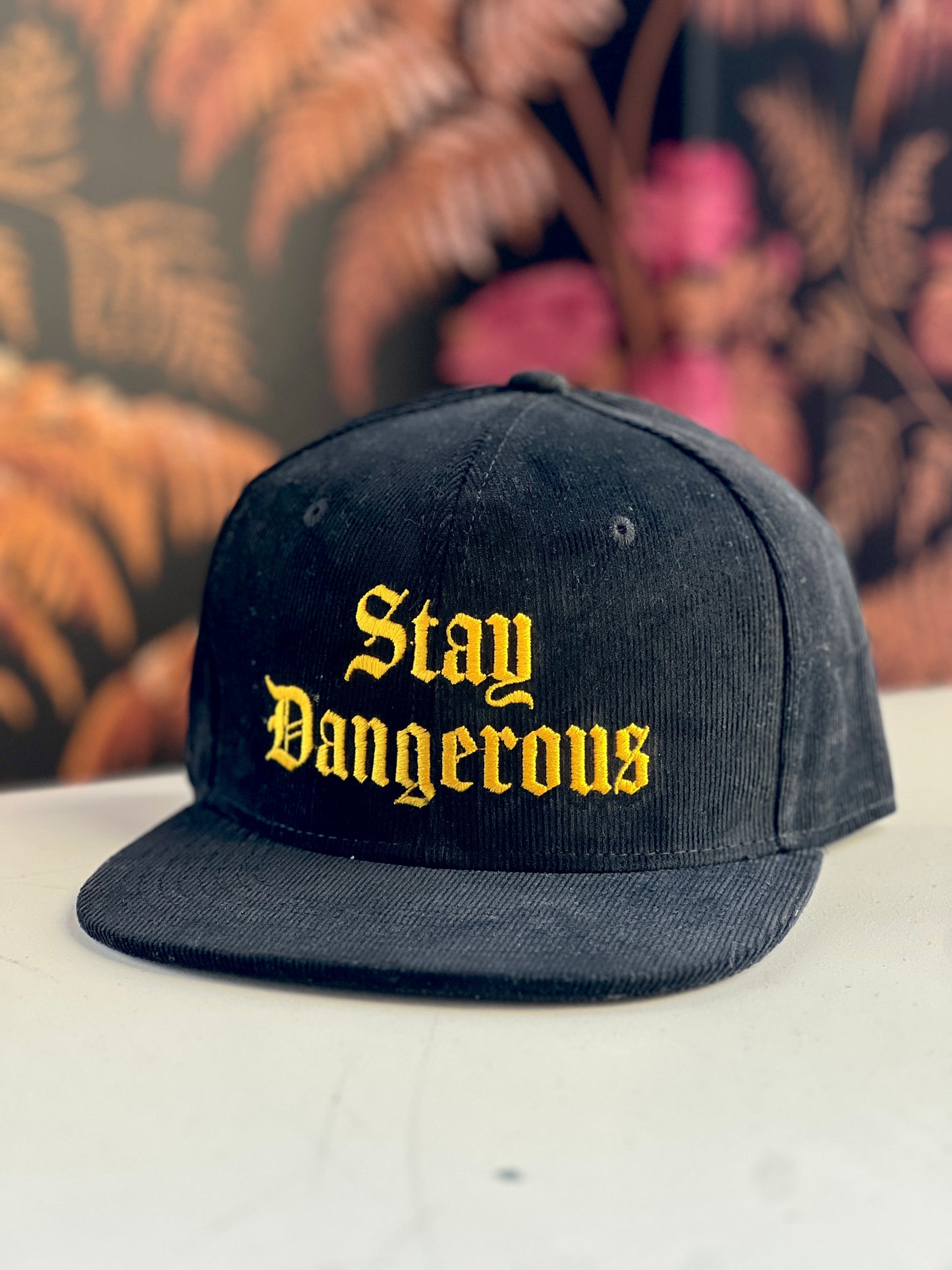 TMG Corduroy Stay Dangerous in Black
