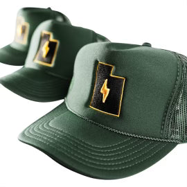 TMG Always Earned Trucker Hat in Olive