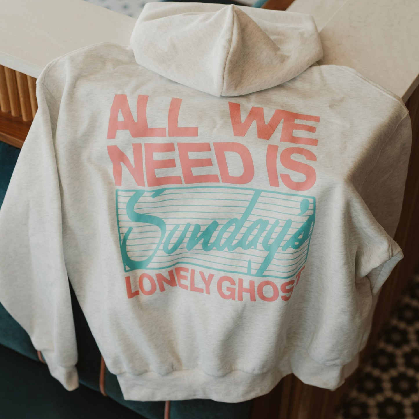 All You Need Is Sundays Hoodie - Heather Grey