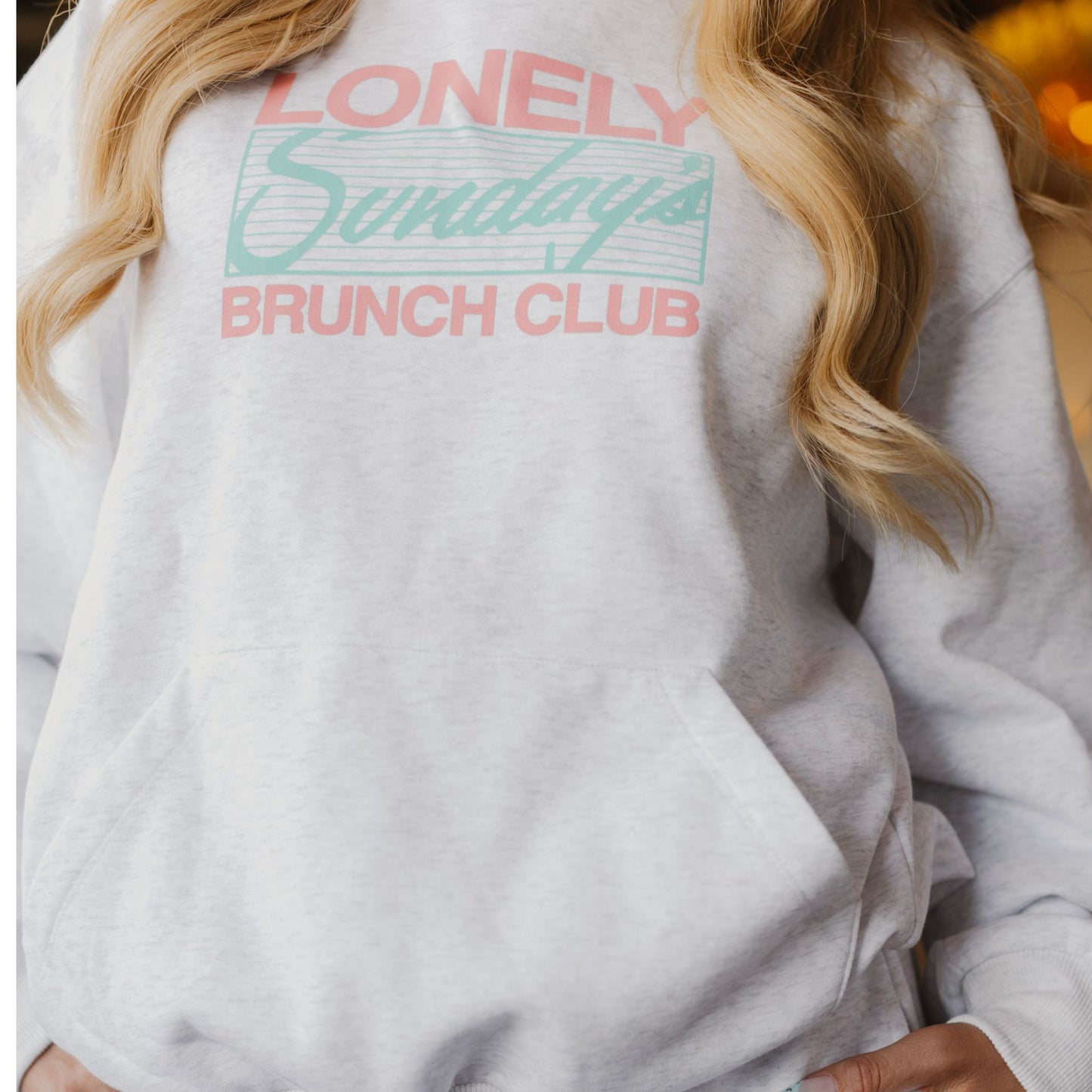 Sunday's Best x Lonely Ghost: All You Need Is Sundays Hoodie Sweats Hat T-shirt Bundle in Heather Grey/White