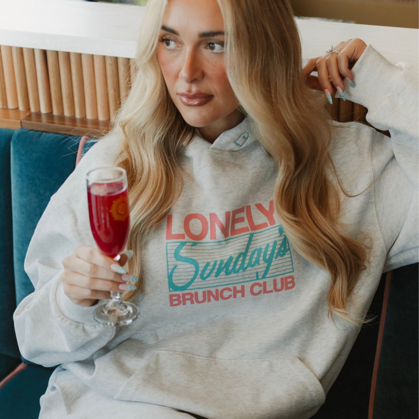 All You Need Is Sundays Hoodie - Heather Grey