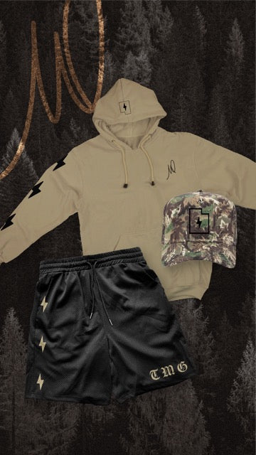 McHenry Autograph Collection: Signature Hoodie, Shorts, and Trucker Hat Combo