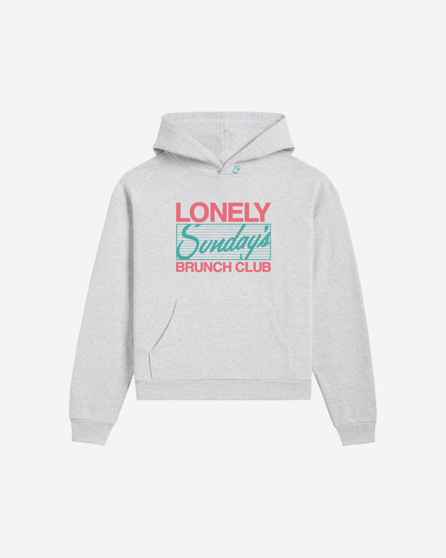 Sunday's Best x Lonely Ghost: All You Need Is Sundays Hoodie Sweats Hat T-shirt Bundle in Heather Grey/White
